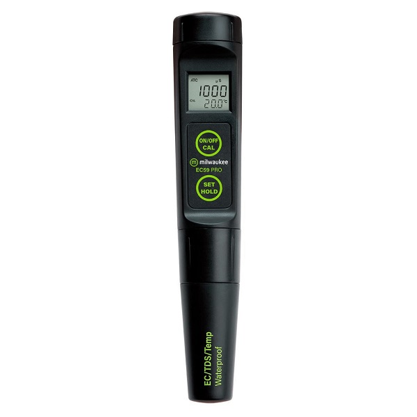 MEDIDOR DE CONDUCTIVIDAD DE BOLSILLO 0 A 3999 US/CM, MILWAUKEE EC59