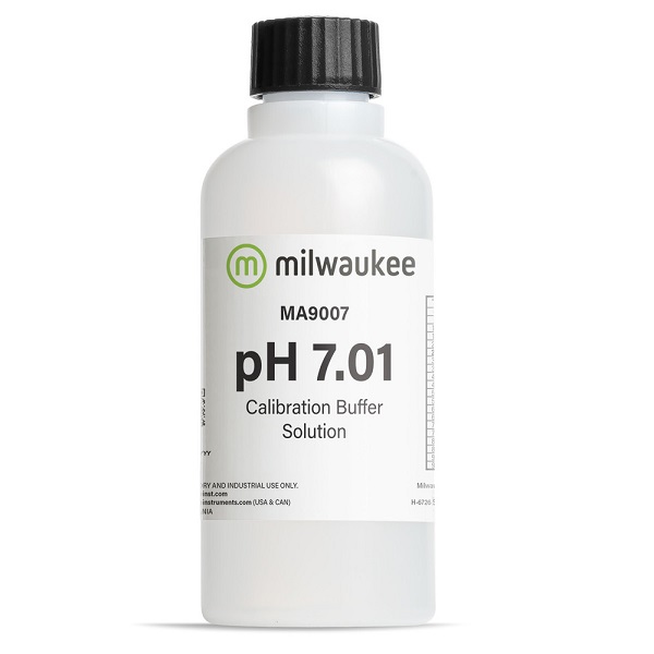 SOLUCIÓN BUFFER DE PH 7.01 FRASCO X 230ML, MILWAUKEE MA9007