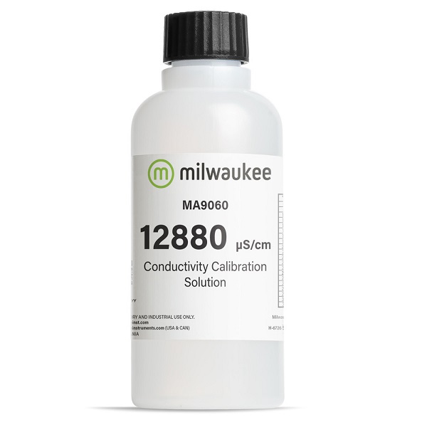 SOLUCIÓN DE CONDUCTIVIDAD 12880US/CM FRASCO X 230ML, MILWAUKEE MA9060