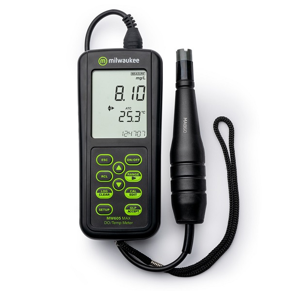 MEDIDORES DE OXÍGENO DISUELTO 0.00 A 45.00 MG/L, MILWAUKEE MW605