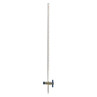 BURETA CON LLAVE RECTA DE PTFE, 10ML, BURT-010-001