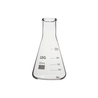 ERLENMEYER DE VIDRIO, 250ML, EFN3-250-012-U
