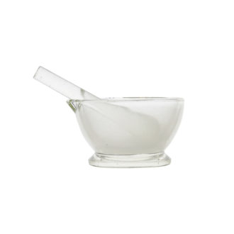 MORTERO DE VIDRIO CON MAZO, 75ML, MORN-075-001