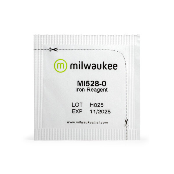 REACTIVO PARA MEDICIÓN DE HIERRO, CAJA X 25 SOBRES, MILWAUKEE MI528-25